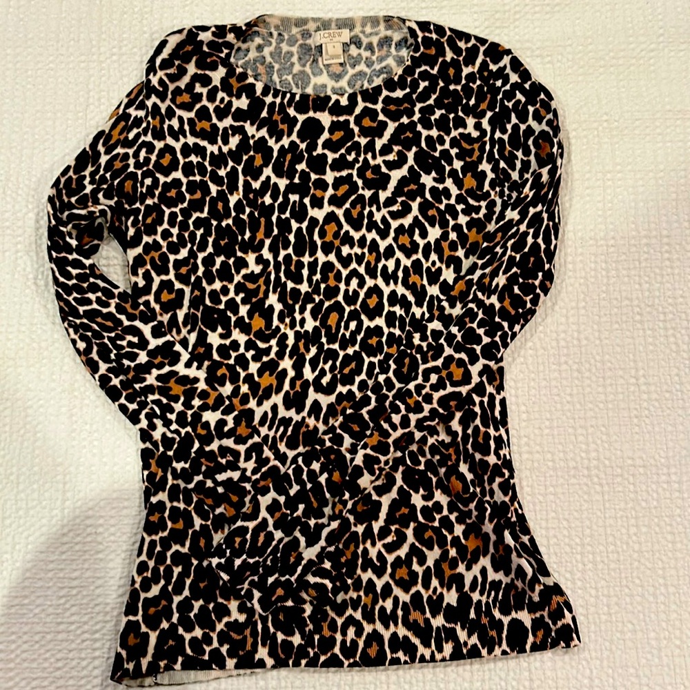 J. Crew Leopard Print Sweater - Picture 2 of 4